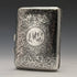 1915 British antique sterling silver cigarette case 70g Joseph Gloster